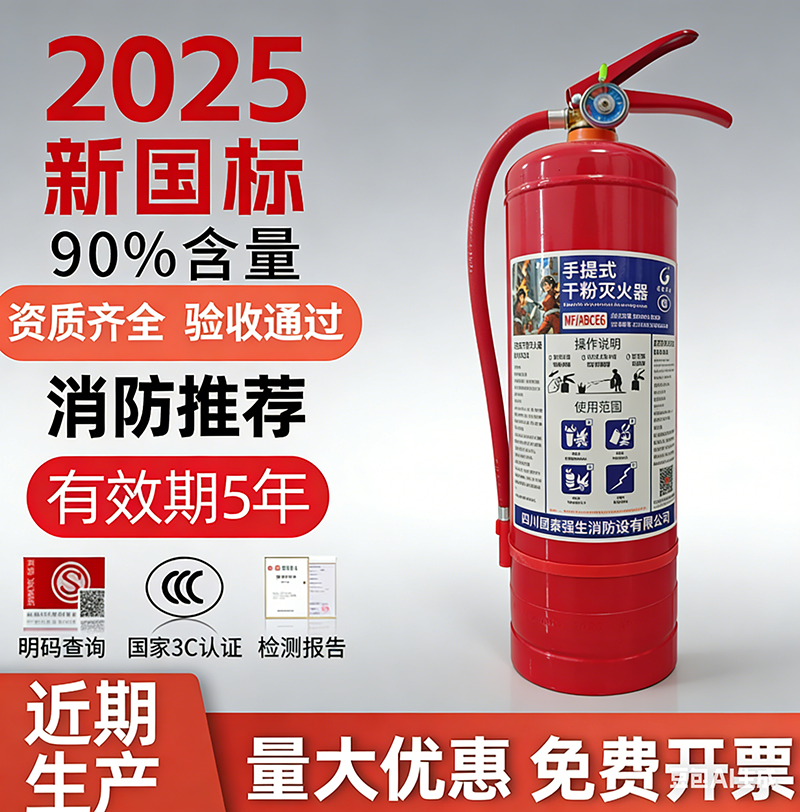 <b>干粉灭火器6KG</b>